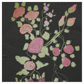 Tissu Noir avec bande verte (Détail)