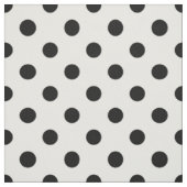 Tissu Noir Blanc pois (Échantillon)
