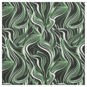 Tissu Noir créatif, Blanc, Vert et sans couture Résumé (Échantillon)