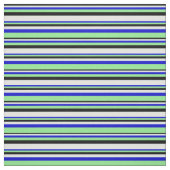 Tissu Noir, Cyan clair, Bleu et Vert clair (Échantillon)