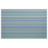 Tissu Noir, Cyan clair, Bleu et Vert clair (Fat Quarter)