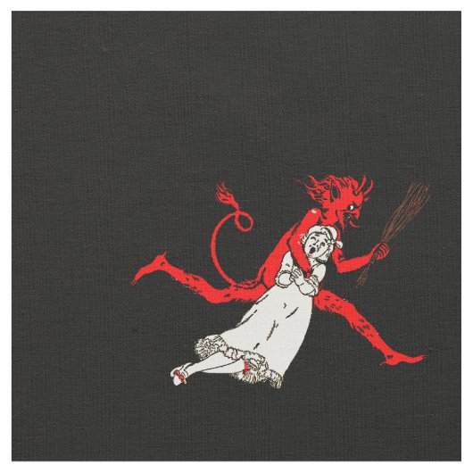 Tissu noir de Krampus (Fermer)