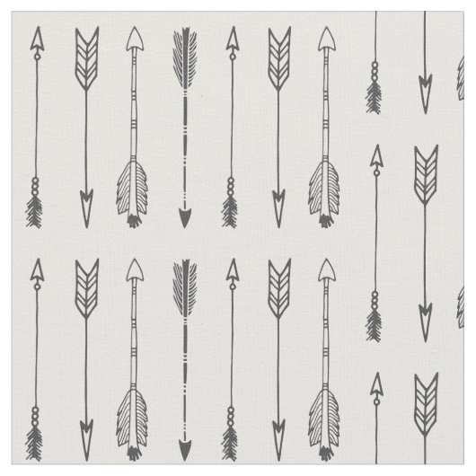 Tissu noir d'impression de flèche (Fermer)