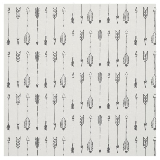 Tissu noir d'impression de flèche (Échantillon)