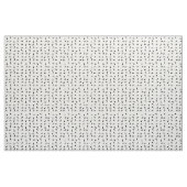 Tissu noir d'impression d'insecte de fourmi (Fat Quarter)