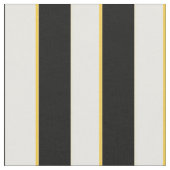 Tissu Noir élégant, blanc et rayures d'or (Fermer)