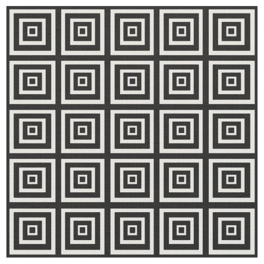 Tissu Noir et blanc carrés (Fermer)