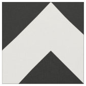 Tissu noir et blanc Chevron Zigzag (Fermer)