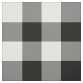 Tissu noir et blanc de motif de guingan (Échantillon)