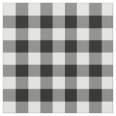 Tissu noir et blanc de motif de guingan (Fermer)