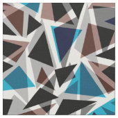 Tissu Noir et Bleu, Polygone, Abstrait, Géométrique (Fermer)