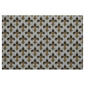 Tissu Noir et or Fleur-De-lis (Fat Quarter)