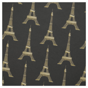 Tissu noir français orienté de Paris de Tour