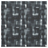Tissu Noir / Gris / Blanc Abstrait (Échantillon)