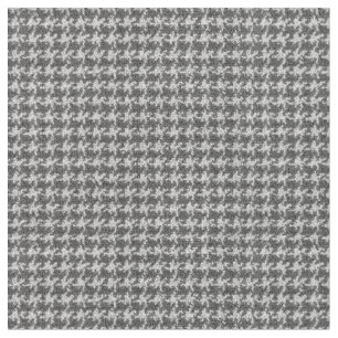 Tissu Noir, gris, blanc, pied-de-poule