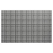 Tissu noir gris blanc plaid (Fat Quarter)