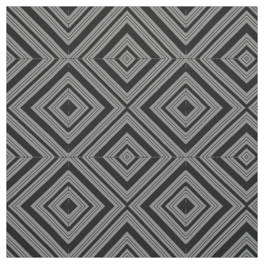 Tissu noir gris et diamants blancs (Échantillon)
