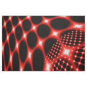 Tissu Noir rouge de néon fractal (Fat Quarter)