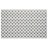 Tissu Noir sur blanc A-10 Motif d'attaque par phacochère (Fat Quarter)