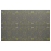 Tissu noir vert (Fat Quarter)