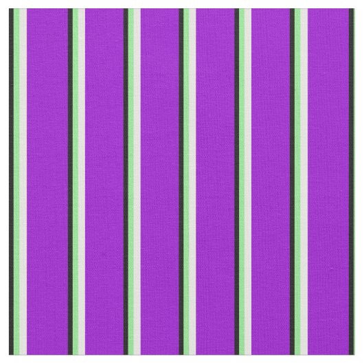 Tissu Noir, Vert clair, Crème à la menthe et Violet fonc (Fermer)