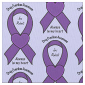 Tissu Nom de conscience de surdosage personnalisable (fermé)