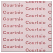 Tissu Nom personnalisé (Échantillon)