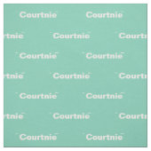 Tissu Nom personnalisé (Échantillon)