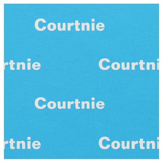 Tissu Nom personnalisé (Fermer)