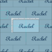 Tissu nommé bleu (Carreau)