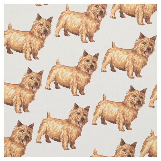 Tissu Norwich Terrier (Échantillon)