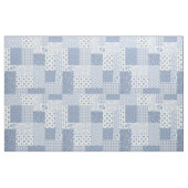 Tissu nostalgique de patchwork de Faux de bleu (Yard)