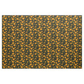 Tissu Notes citrouilles et musicales (Yard)