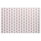 Tissu Notes de clef musicale en treble avec des fleurs S (Yard)