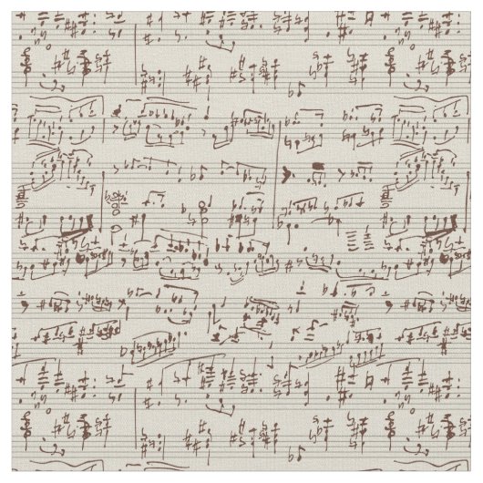 Tissu Notes de musique (Fermer)