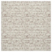 Tissu Notes de musique (Échantillon)