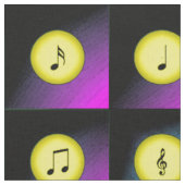 Tissu Notes de musique (Fermer)