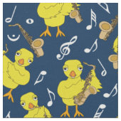 Tissu Notes de musique chick saxophone (Fermer)