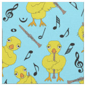 Tissu Notes de musique Clarinet Chick (Fermer)