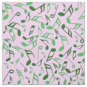 Tissu Notes de musique colorée (Échantillon)