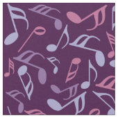 Tissu Notes de musique colorée (Fermer)