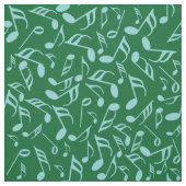 Tissu Notes de musique colorée (Échantillon)