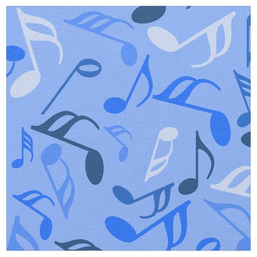 Tissu Notes de musique colorée (Fermer)