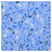 Tissu Notes de musique colorée (Échantillon)
