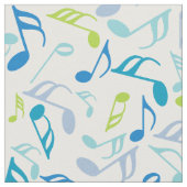 Tissu Notes de musique colorée (Fermer)