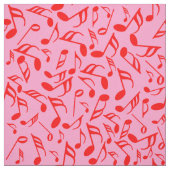 Tissu Notes de musique colorée (Échantillon)