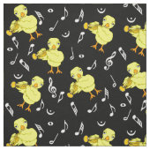 Tissu Notes de musique de trompette (Échantillon)