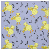 Tissu Notes de musique de trompette (Échantillon)