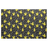 Tissu Notes de musique Flute Chick (Fat Quarter)