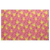 Tissu Notes de musique Flute Chick (Fat Quarter)